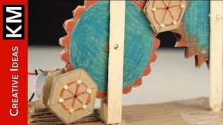 How to Make simple Gear from Cardboard