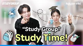 Exclusive Interview with Cha Woo Min and Han Ji Eun of "Study Group" 🩵 | Watch Now on Viki!