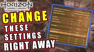 CHANGE these Settings RIGHT NOW! | Horizon Forbidden West