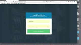 How to login to Direct Admin Control Panel