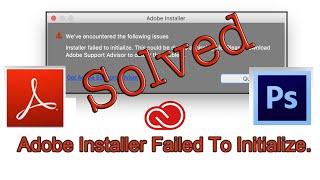 How to Fix Installer Failed To Initialize | photoshop cs6 installer failed to initialize