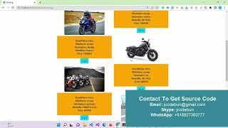 Bike Rental System project in java with source code and project