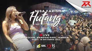 Nisa Farisha - HUTANG || NEW RAXZASA (Live Badean, Bangsalsari, Jember)