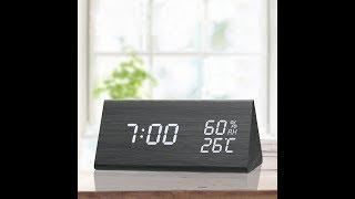 JALL 1502 Digital Wooden Alarm Clock Setting Instruction
