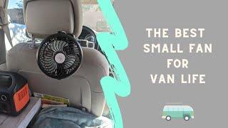 My Favorite Small Fan for Van Life | Dodge Caravan Minivan Camper |