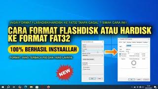 Cara Format FLASHDISK Atau HARDISK Ke FAT32 !!! 100% BERHASIL