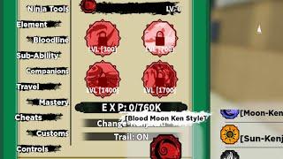 So.. I Got Blood Moon Kenjutsu Really Quickly...