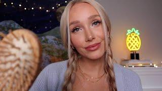 ASMR Mom Helps You Get Over Breakup (face touching, skincare, hair brushing…) // GwenGwiz