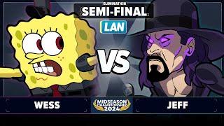 Jeff vs Wess - Elimination Quarter-Final - Brawlhalla Midseason Championship 2024 - LAN 1v1
