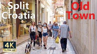 Split Dalmatia Croatia  4K Old Town Walking Tour