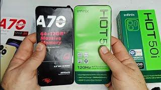 iTEL A70 vs infinix Hot 50i : Speed test