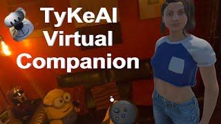 AI Mixed Reality Companion.  TykeAI on Meta Quest 3.