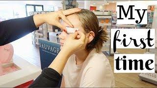 13 YEAR OLD GETS EYEBROWS WAXED FOR THE FiRST TiME!