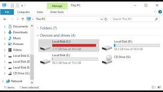 How to increase the size of C drive