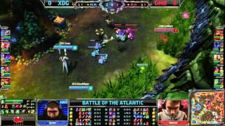 Gambit Gaming vs XDG Game 1 | EU vs NA Battle of the Atlantic 2013 | XD.GG vs GMB G1 Bo3