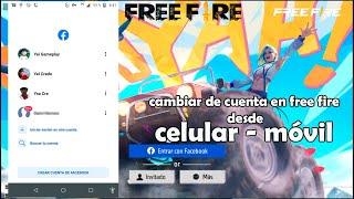 how to change free fire account on android mobile log in with another facebook