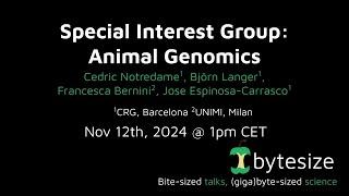 nf-core/bytesize: Special Interest Group - Animal Genomics