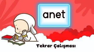 #yenimüfredat ANET         tekrar çalışması