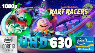 Nickelodeon Kart Racers 2 test on UHD 630 | i3 10100 + 16 GB RAM, playable or not?