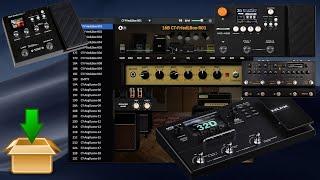 Loading Patches & IR in the NUX MG-30 / MG-300 / MG-400 / Trident