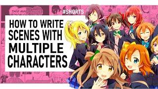 How To Write Scenes With Multiple Characters (For Manga, Comics & Novels) #shorts