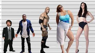 The Rock Height Comparison 