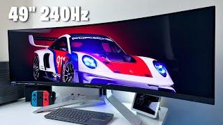AOC 49" OLED Gaming Monitor: Unboxing + Review (AGON PRO PD49) Porsche Design.