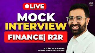 Mock Interview Practice for R2R Role | Mock Interview for Finance Domain || Chartered Accountants