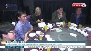 29 OKT 2023 -BTH- KEBAJIKAN MEDIA MENTERI KKD PASTIKAN TIADA PENGAMAL MEDIA DIBERHENTIKAN KERJA