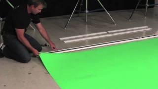 Setting Up the Pro Cyc PC160 Portable Green Screen Backdrop