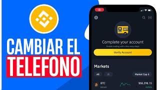 Cómo CAMBIAR el NUMERO de TELEFONO en Binance (2024)