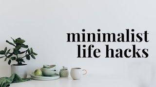 8 Minimalist Life Hacks #lifehacks