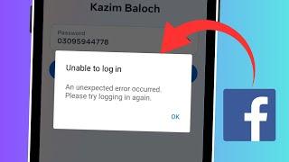 Solved: Facebook Unable to Login An Unexpected Error Occurred Please Try Loggingn in Again