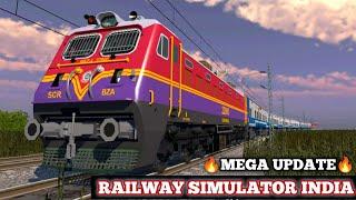 Railway Simulator India Mega Update | New Trains Add | Real Track Sound | Real Review | Ishu K Tech