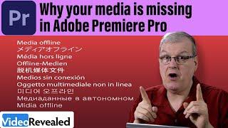 Why your media is missing in Adobe Premiere Pro