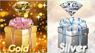 CHOOSE YOUR GIFT  Golden  Vs Silver  / Pilih kado / elige un regalo / #gift #quiz #challenge