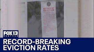 WA counties grapple with record breaking eviction rates | FOX 13 Seattle