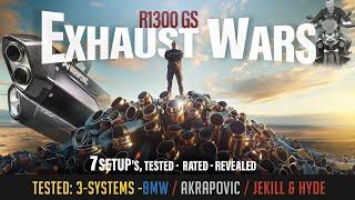BMW R1300 GS Exhaust Wars - Akrapovic - Jekill & Hyde