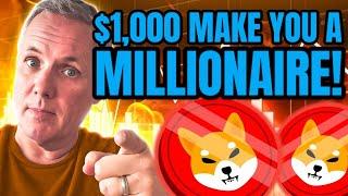 CAN YOU BECOME A SHIBA INU MILLIONAIRE IF YOU INVEST $1,000 INTO SHIBA INU COIN?! YES!