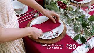 How To Set The Christmas Table with Kmart