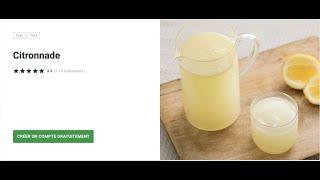 Citronnade au TM6 en 2 minutes