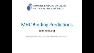 2019 User Workshop – 2.1 – MHC Binding Predictions