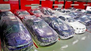 I Found the RAREST Skyline GT-R's in Japan Wrapped in Plastic!