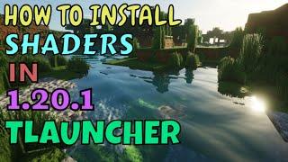 How to Install Shaders in Tlauncher 1.20.4 Minecraft | Tlauncher shaders installation with Error fix