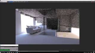 Vray Rendering timelapse (20 minutes in 10 seconds)