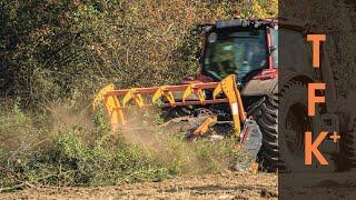 Forestry mulcher | TMC CANCELA TFK+ | with tractor VALTRA