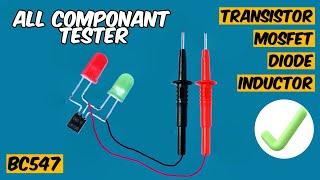 Make All Component Tester By using BC547 | Making a Universal Any Component Tester
