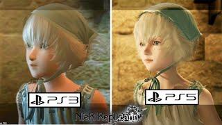 Neir Replicant PS5 VS PS3 Graphics Comparison Gameplay/PlayStation 3 VS PlayStation 5 [4k-60FPS]