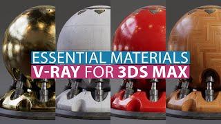 HOW TO Realistic Materials in V-Ray 5 for 3ds Max | Plastic, Wood, Concrete & Metal | Tutorial #143