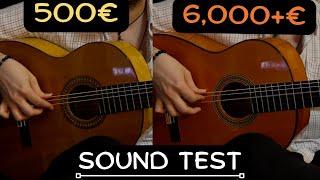 500€ & 6,000+€ Flamenco Guitar - Can You Hear the Difference? - SOUND TEST